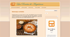 Desktop Screenshot of lasrecetasdearguinane.com
